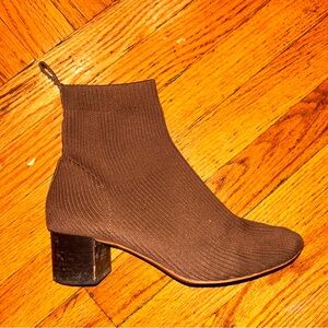 Everlane Brown Sock Boots